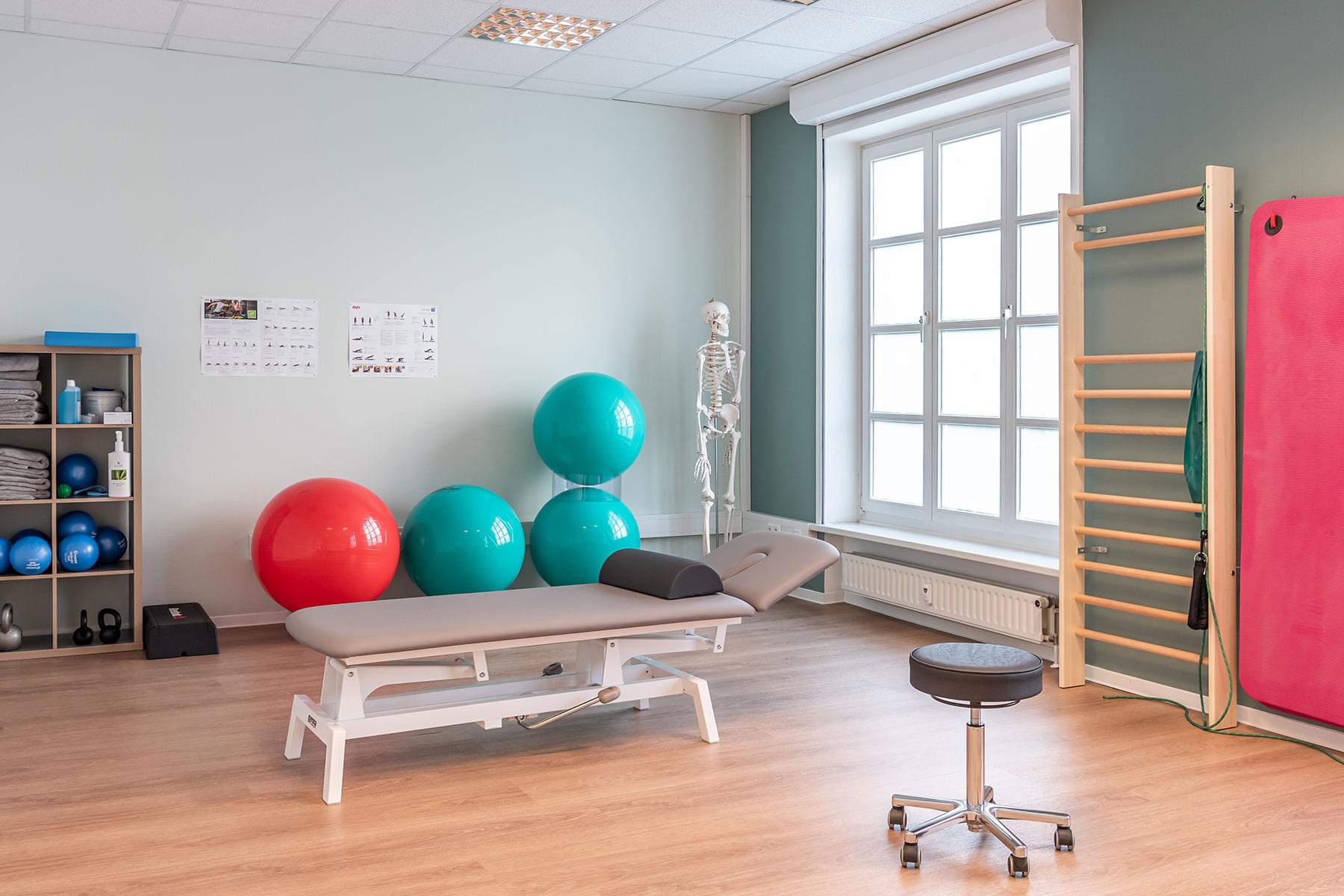 Praxis Physiotherapie in der Schanze Behandlungsraum Businessfoto Unternehmensfoto