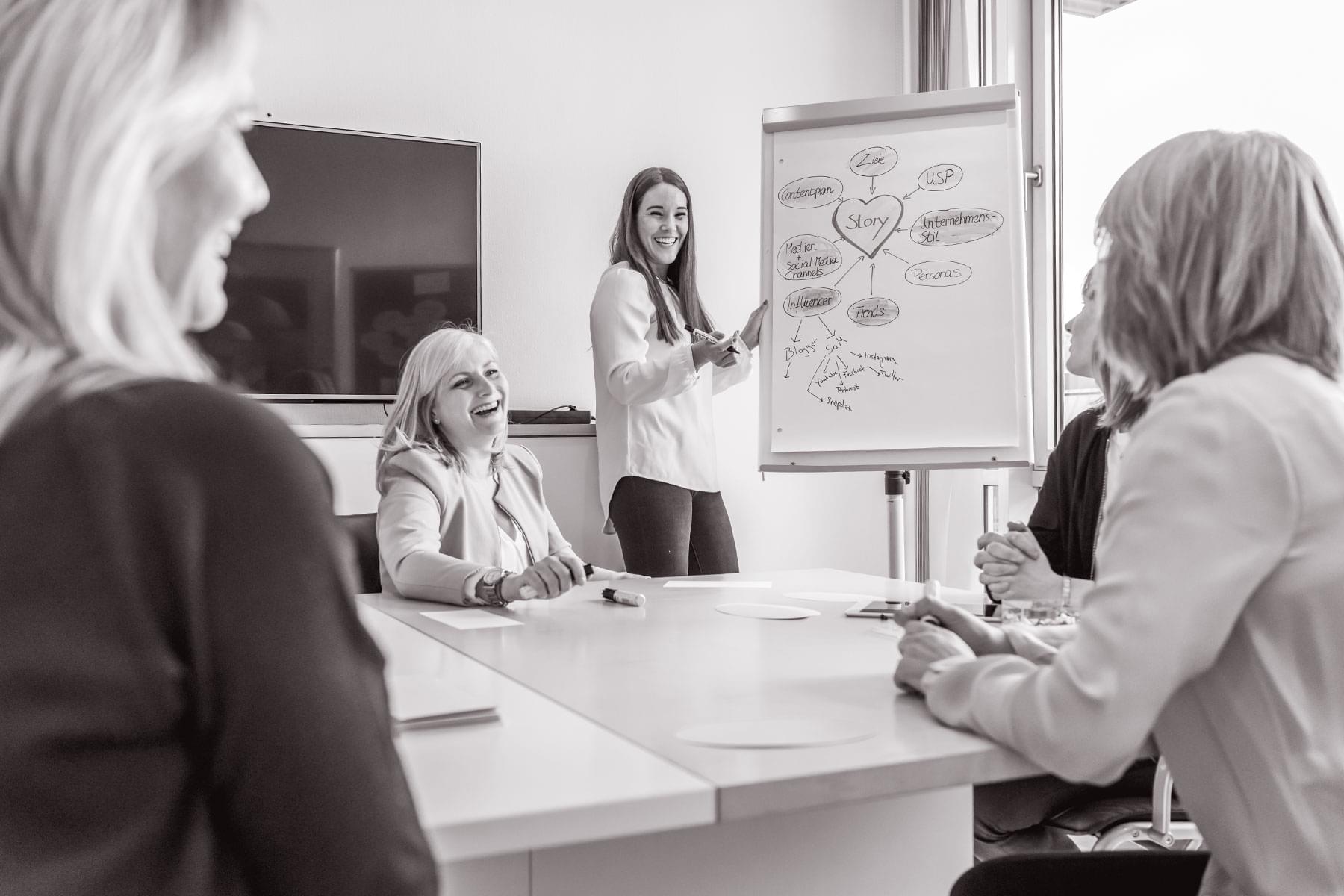 Businessfoto Frauenin Teamkonferenz Teamfoto Unternehmensfotografie