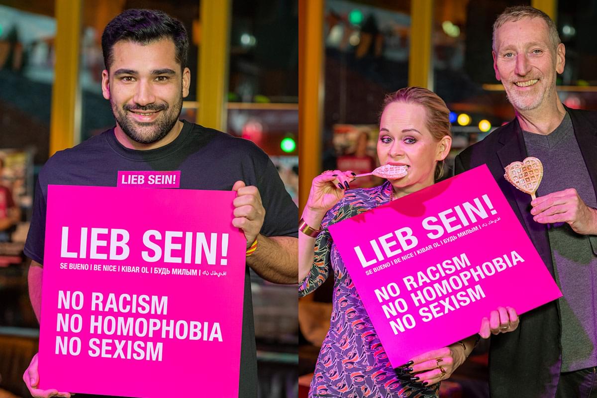 Lieb sein 4 Portrait für die Kampagne Lieb sein Anna Genger und Ekkehart Opitz