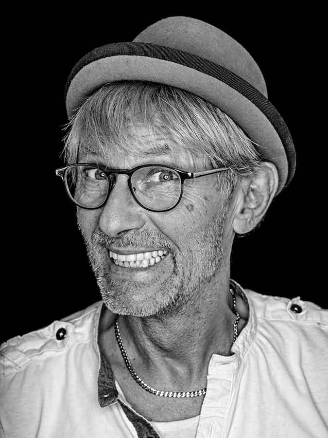 Ronny Petzet – Mann Portrait Schwarz Weiss für Faces of St. Pauli